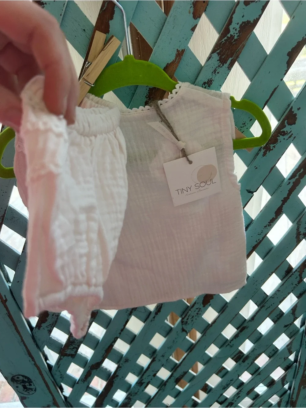 Pink Wrap-Style Baby Camisole